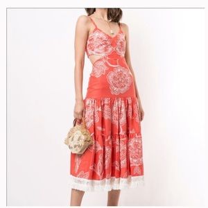 Alexis Narella embroidered cotton dress